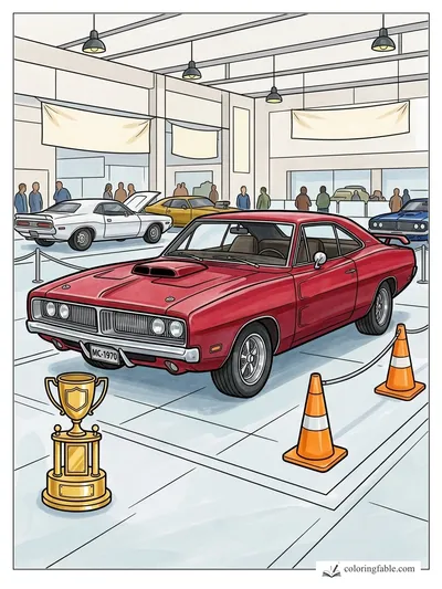 Colored example of this coloring page