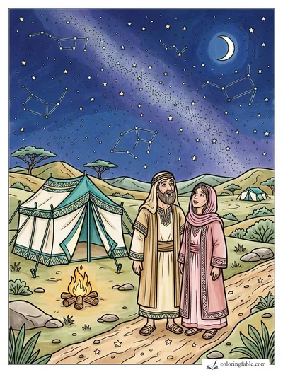 Colored example of this coloring page