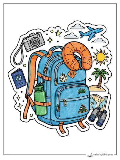 Colored example of this coloring page