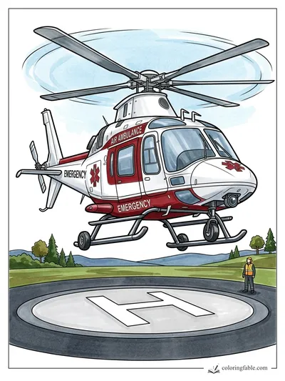 Colored example of this coloring page