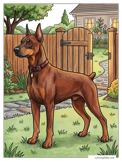 Colored example of this coloring page
