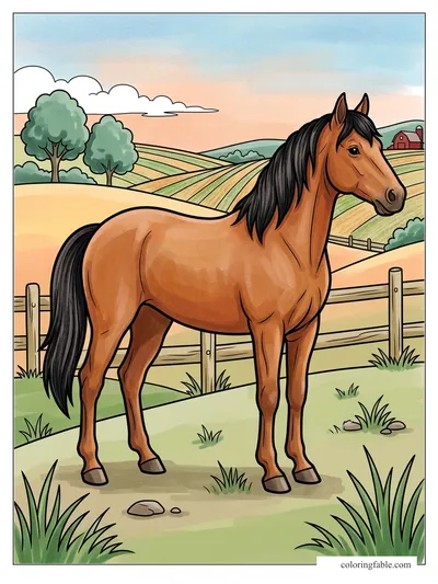 Colored example of this coloring page