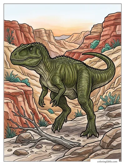 Colored example of this coloring page
