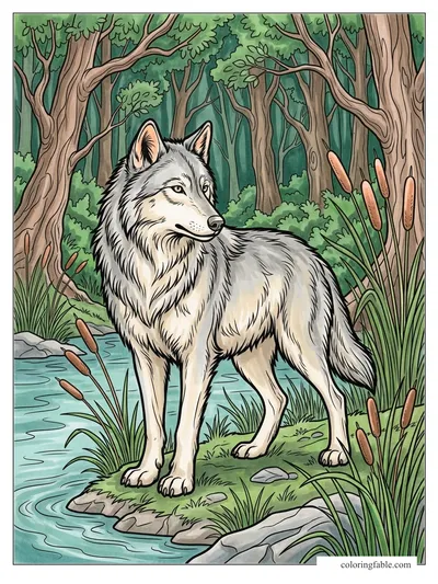 Colored example of this coloring page