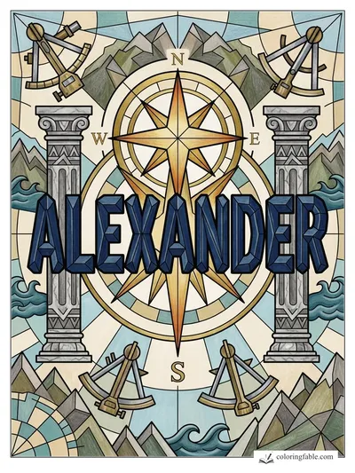 Colored example of this coloring page