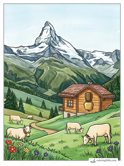Colored example of this coloring page