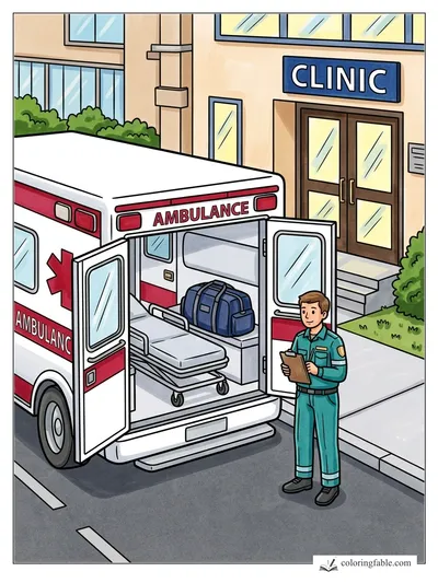 Colored example of this coloring page