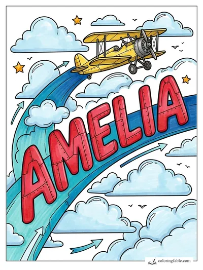 Colored example of this coloring page