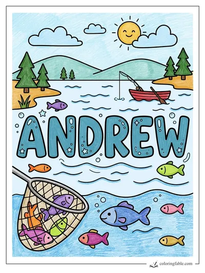 Colored example of this coloring page