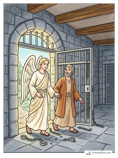 Colored example of this coloring page