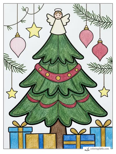 Colored example of this coloring page