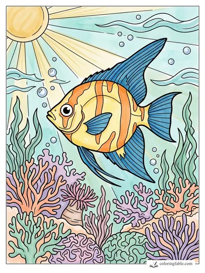 Colored example of this coloring page
