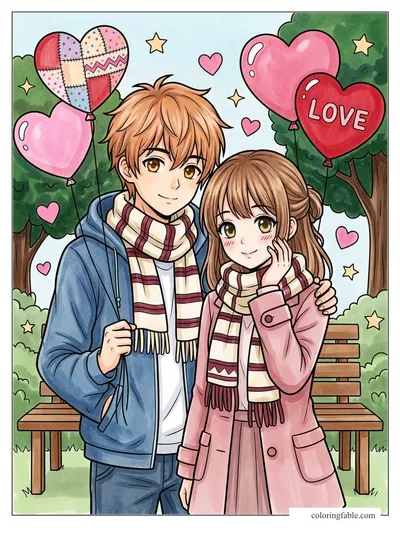 Colored example of this coloring page