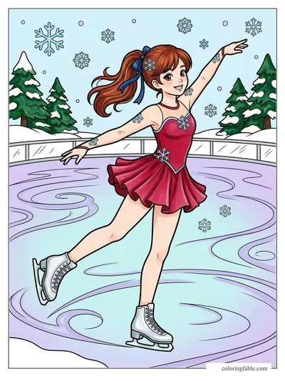 Colored example of this coloring page