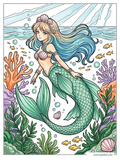 Colored example of this coloring page