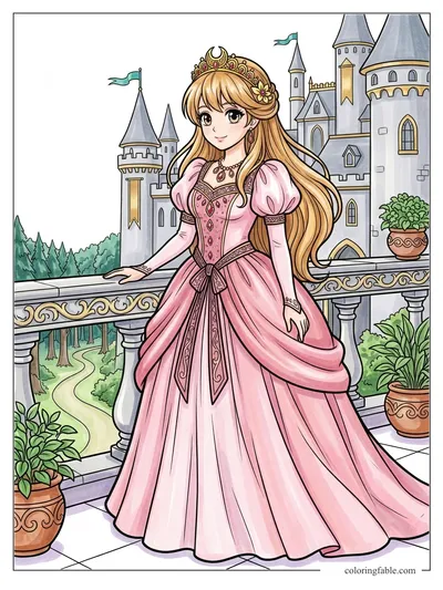Colored example of this coloring page