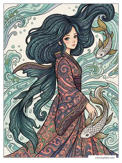 Colored example of this coloring page