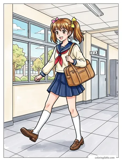 Colored example of this coloring page