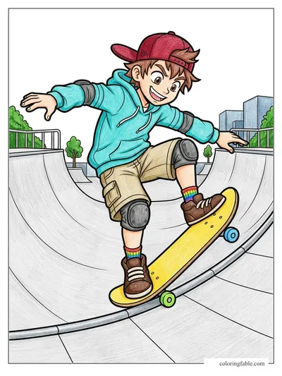 Colored example of this coloring page
