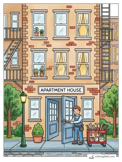 Colored example of this coloring page