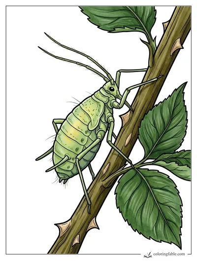 Colored example of this coloring page