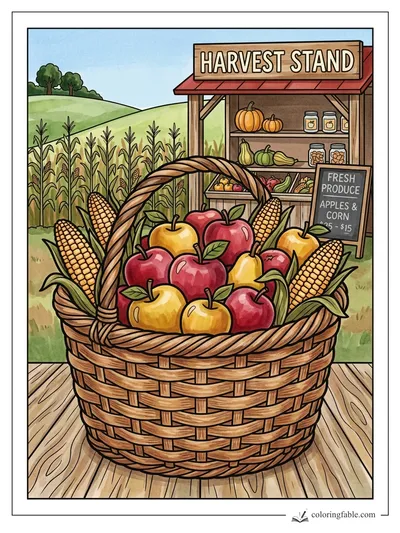 Colored example of this coloring page