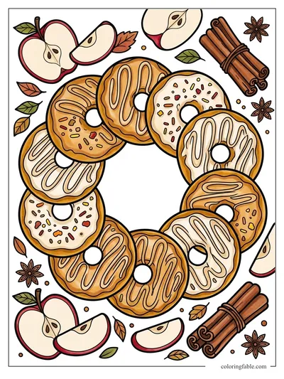 Colored example of this coloring page