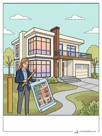 Colored example of this coloring page