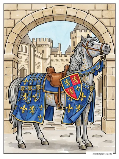 Colored example of this coloring page