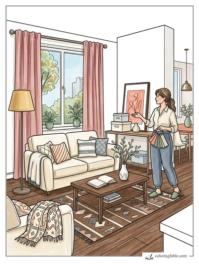 Colored example of this coloring page