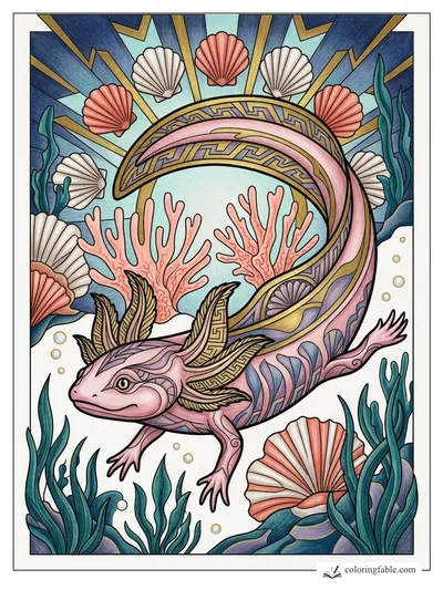 Colored example of this coloring page