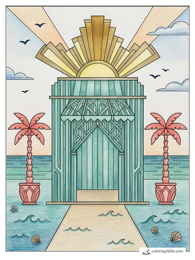 Colored example of this coloring page
