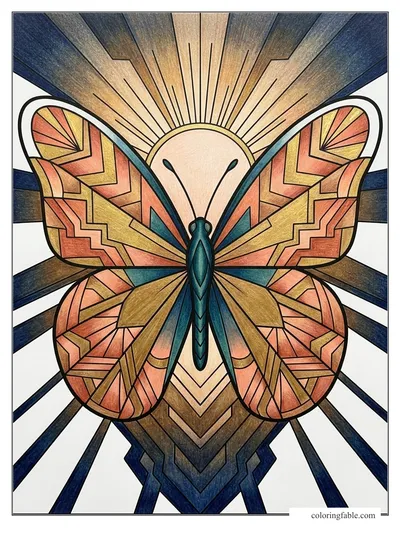 Colored example of this coloring page