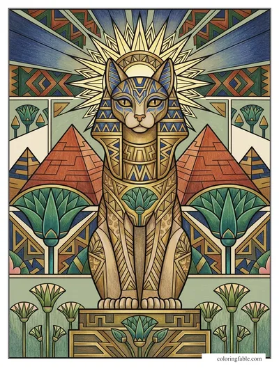 Colored example of this coloring page