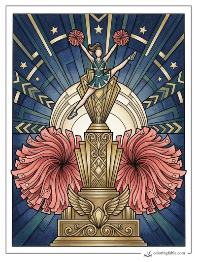 Colored example of this coloring page