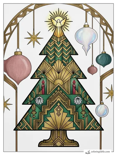 Colored example of this coloring page