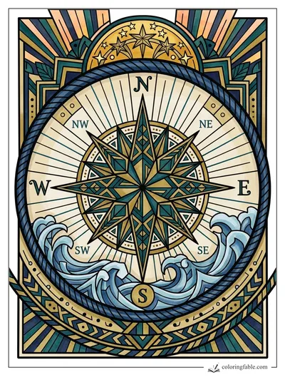 Colored example of this coloring page