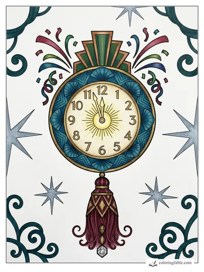 Colored example of this coloring page