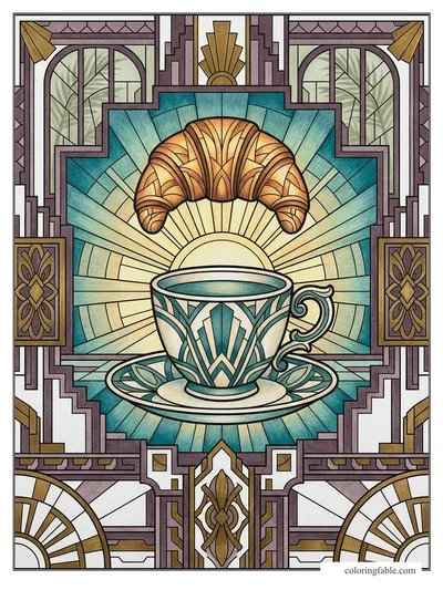 Colored example of this coloring page