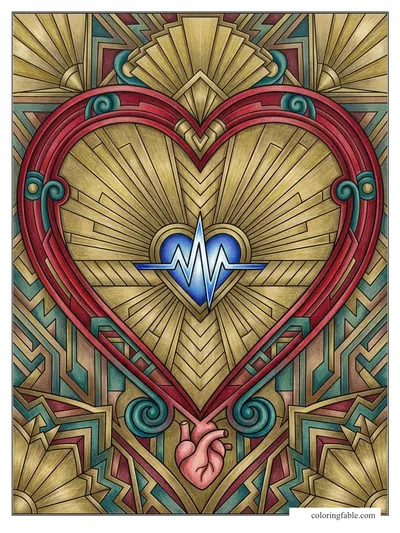 Colored example of this coloring page