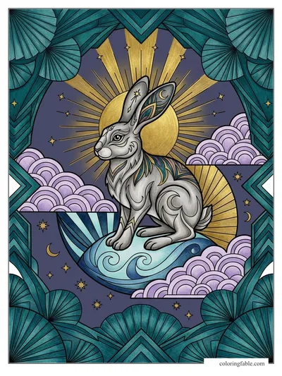 Colored example of this coloring page