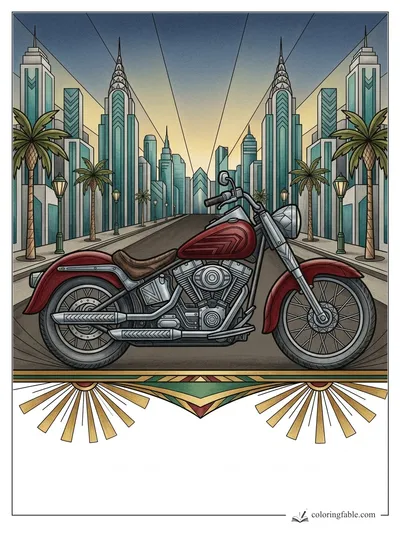 Colored example of this coloring page
