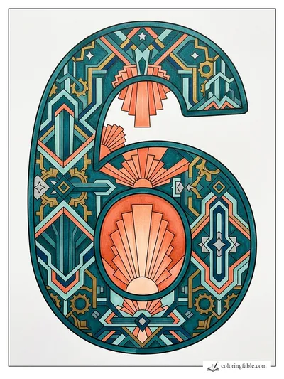 Colored example of this coloring page