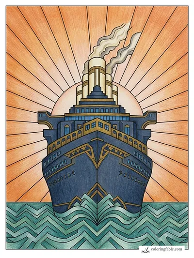 Colored example of this coloring page
