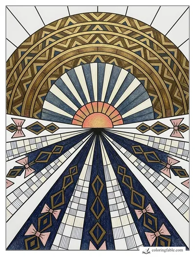Colored example of this coloring page