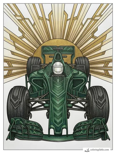 Colored example of this coloring page