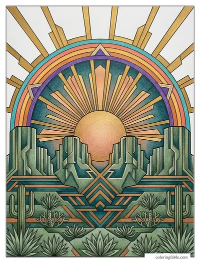 Colored example of this coloring page