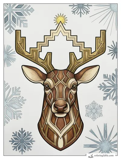 Colored example of this coloring page