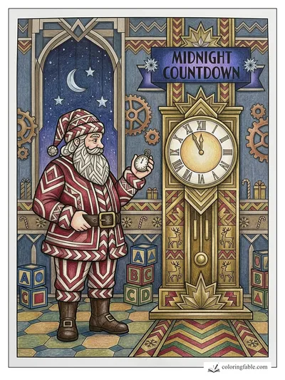Colored example of this coloring page