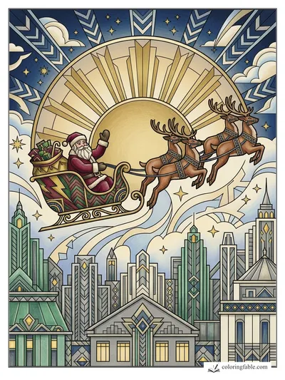 Colored example of this coloring page